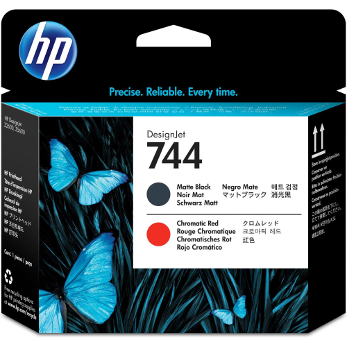 HP 744 TESTINA INK-JET NERO/ROSSO